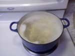 boiling noodles