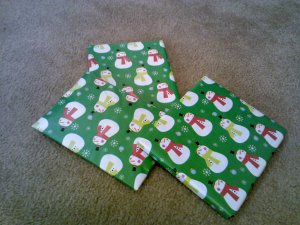 Do the same thing on the other side and add it to the present pile!