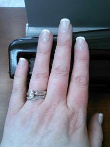 Not bad looking for press-ons.  Pretty nice looking if you squint.