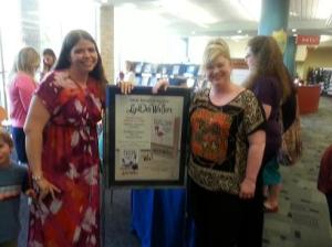 Here we are with LynDee's poster.  And you thought the cover art was cute on its own?  I want my LIFE to look like this poster.