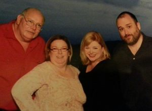 On top of the world, looking down on creation.  Or standing in front of a green screen.  You decide.