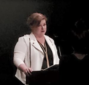 Photo by Cathy Boyd. This may be my actual Listen To Your Mother face.