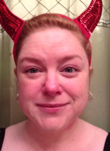 And lest we forget the magic of cosmetics, this is what it looks like with nothing on at all.